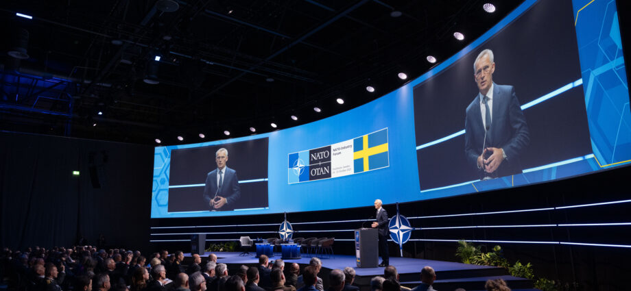 Secretary General Jens Stoltenberg participates in the NATO-Industry Forum